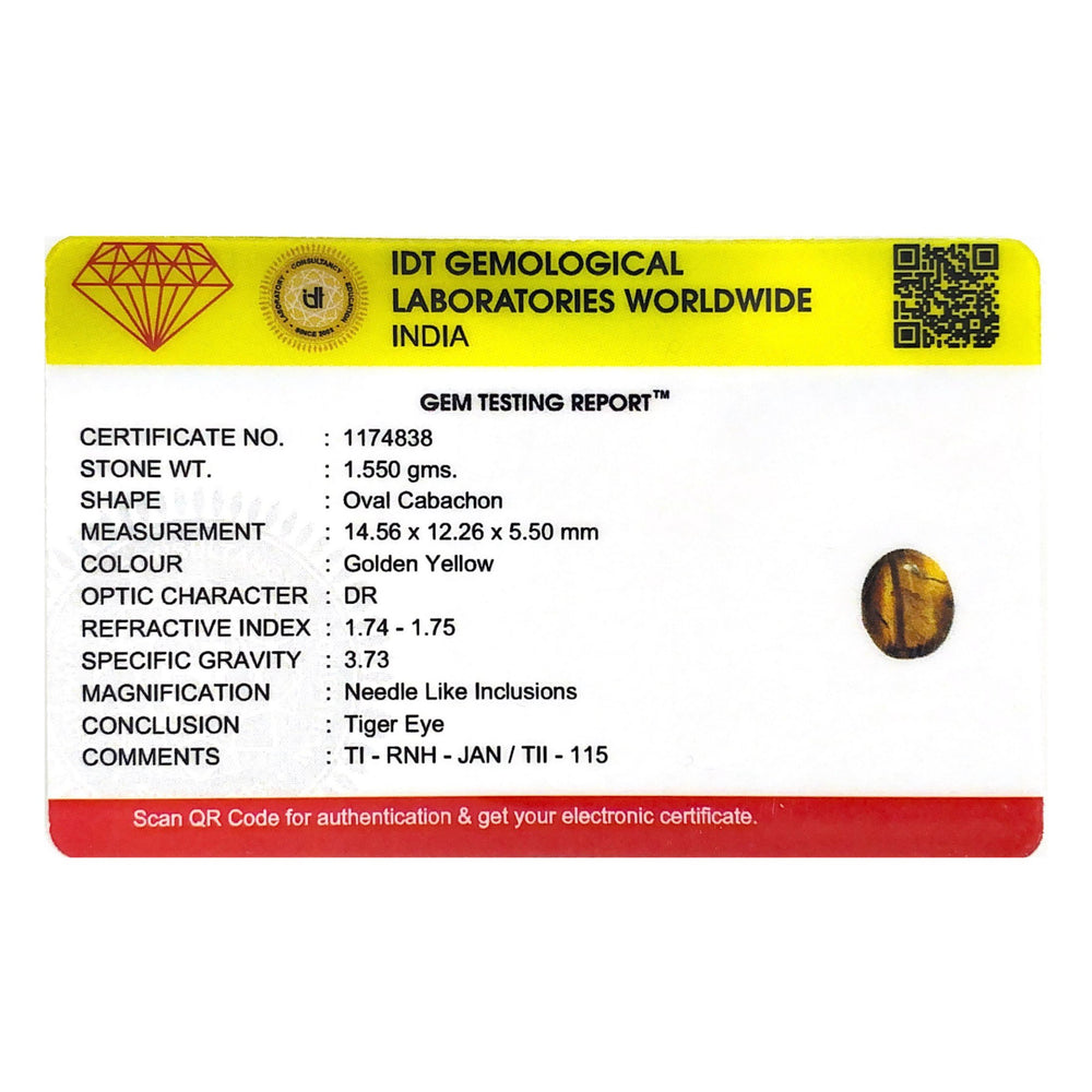 Tiger Eye - 7.75 Carat - Pramogh
