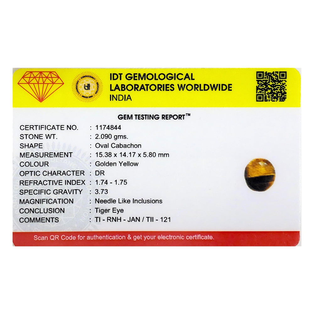Tiger Eye - 10.45 Carat - Pramogh