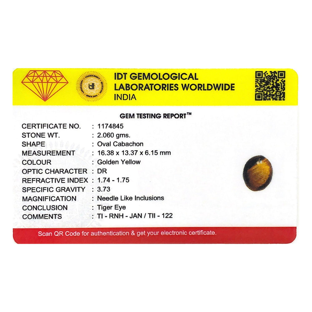 Tiger Eye - 10.3 Carat - Pramogh