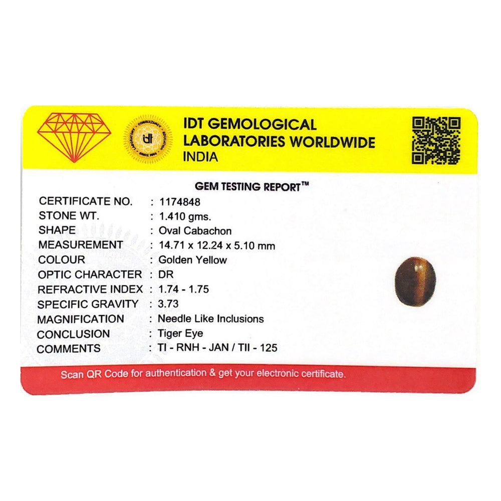 Tiger Eye - 7.05 Carat - Pramogh