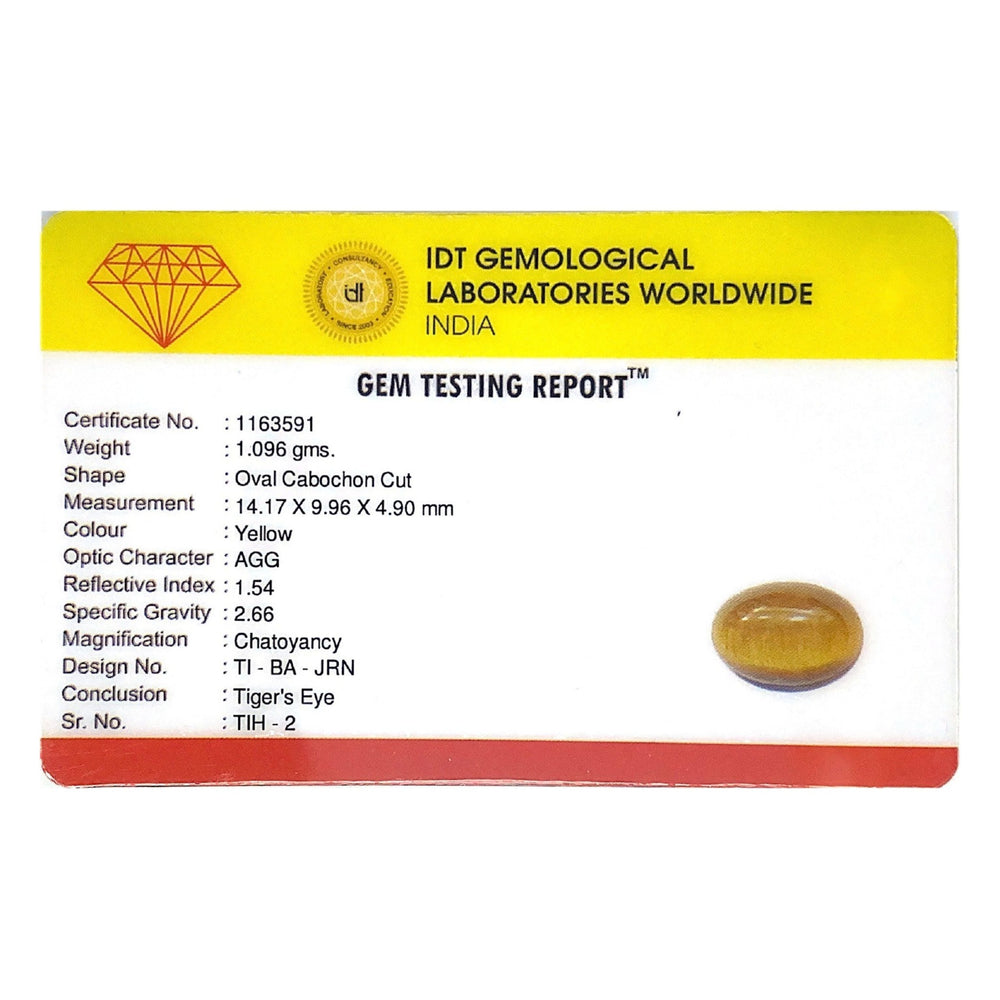 Tiger Eye - 5.48 Carat - Pramogh