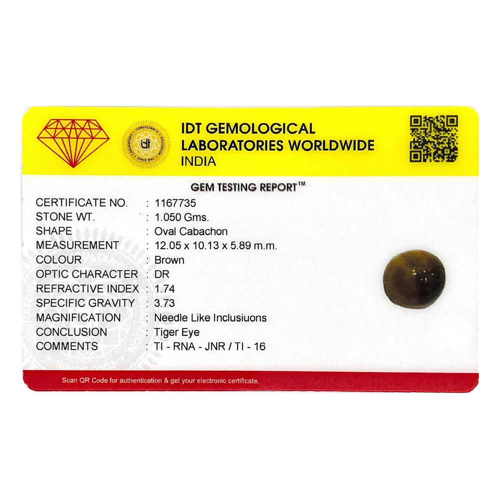 Tiger Eye - 5.25 Carat - Pramogh