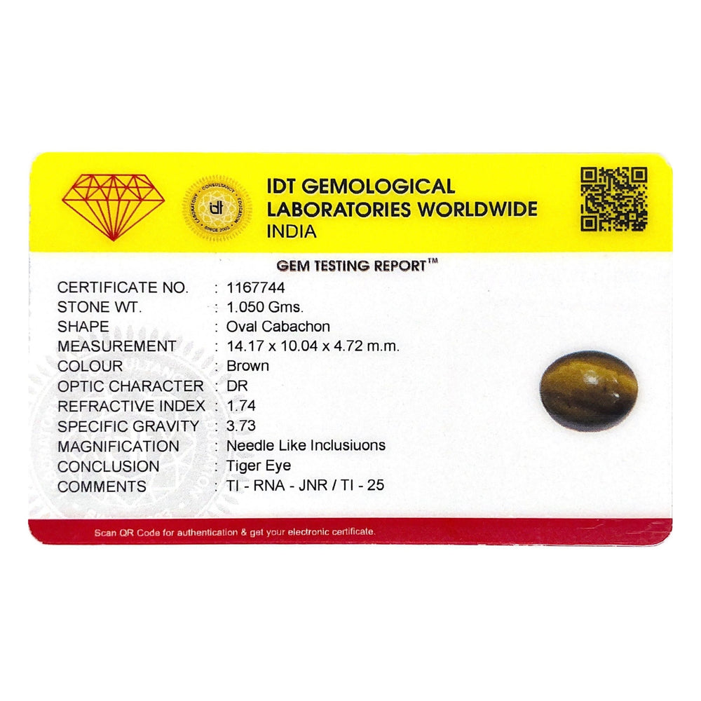 Tiger Eye - 5.25 Carat - Pramogh