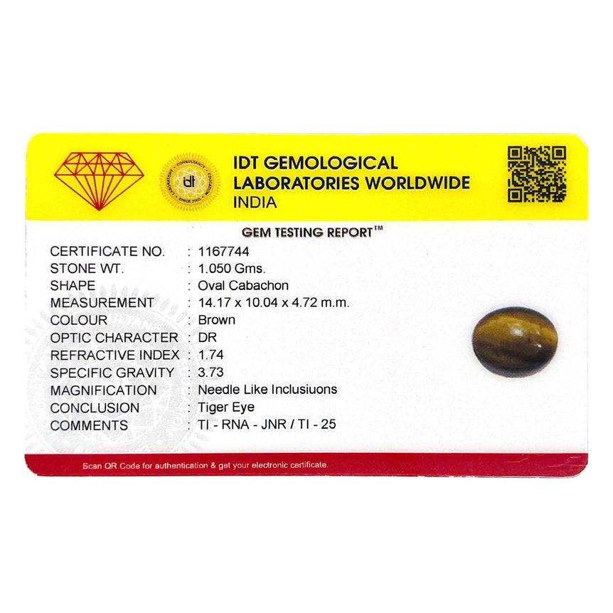 Tiger Eye - 5.25 Carat - Pramogh