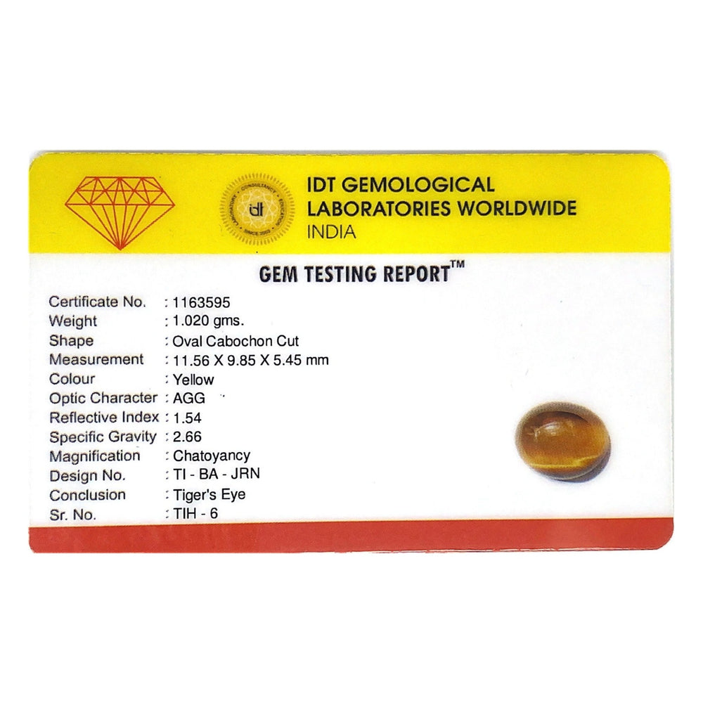 Tiger Eye - 5.1 Carat - Pramogh