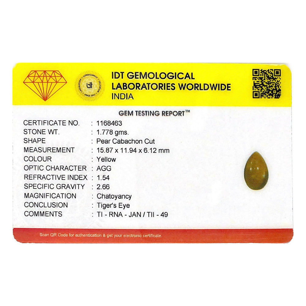 Tiger Eye - 8.89 Carat - Pramogh