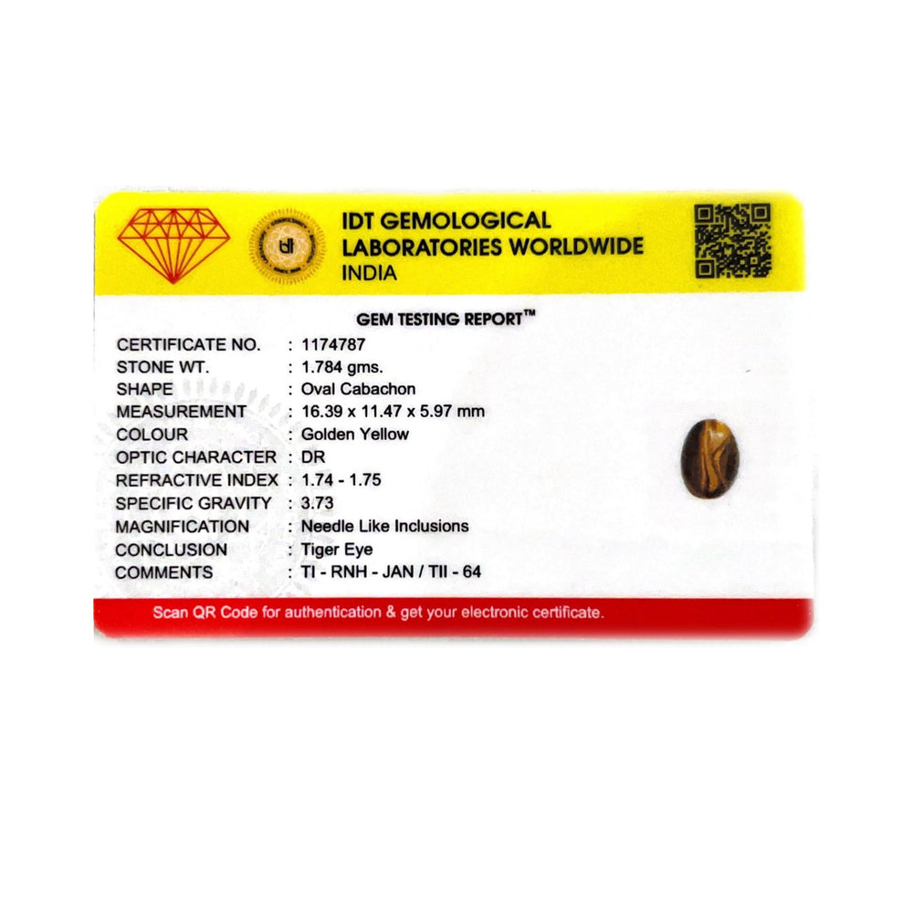 Tiger Eye - 8.92 Carat - Pramogh