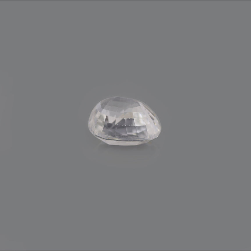 Natural White Zircon - 4.87 Carat - Pramogh