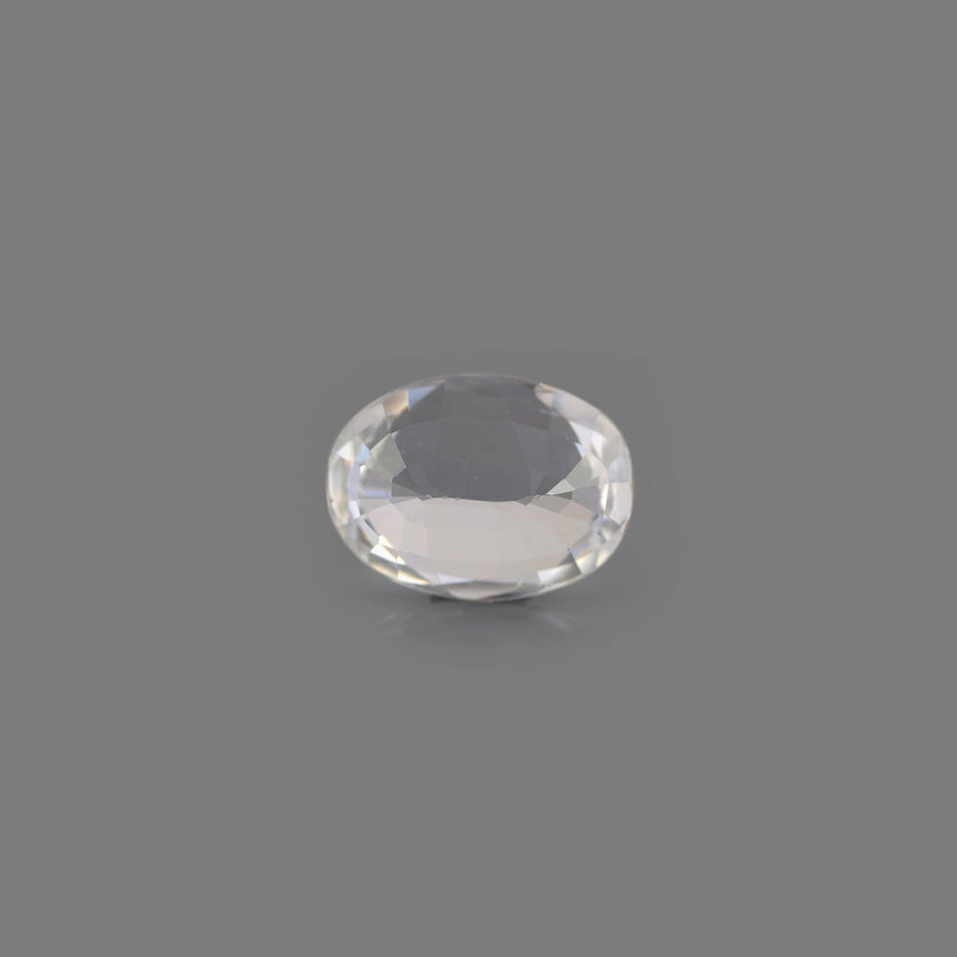 Natural White Zircon - 7.08 Carat - Pramogh