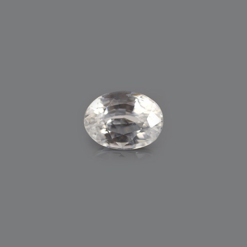 Natural White Zircon - 6.94 Carat - Pramogh