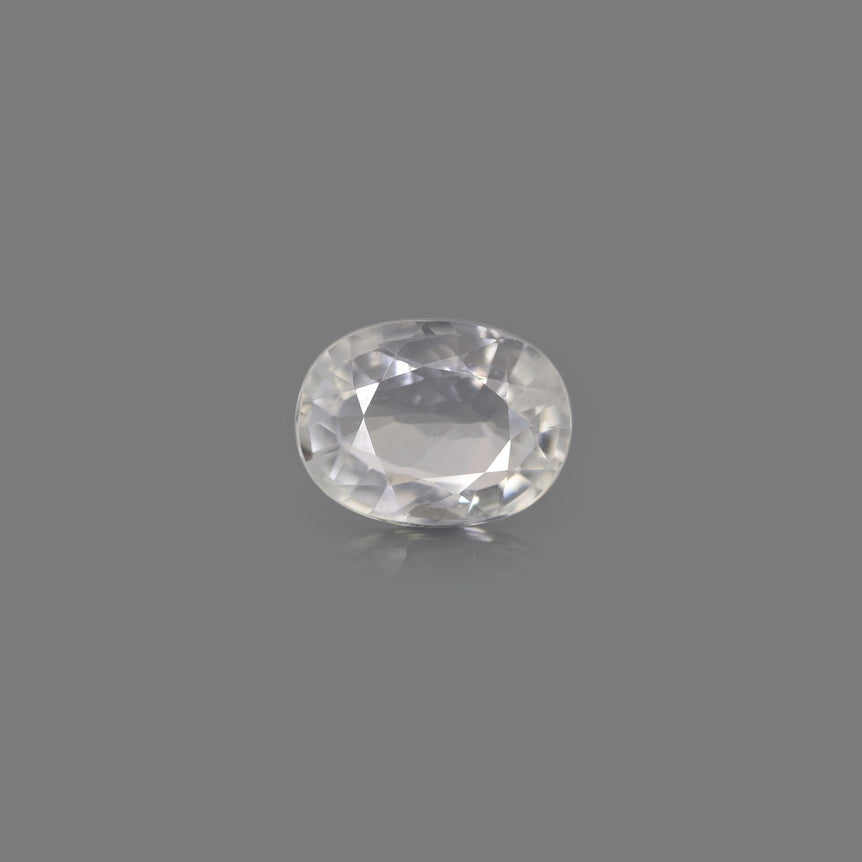 Natural White Zircon - 7.32 Carat - Pramogh