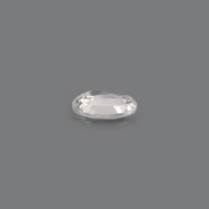 Natural White Zircon - 7.32 Carat - Pramogh