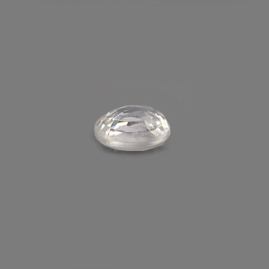 Natural White Zircon - 6.06 Carat - Pramogh